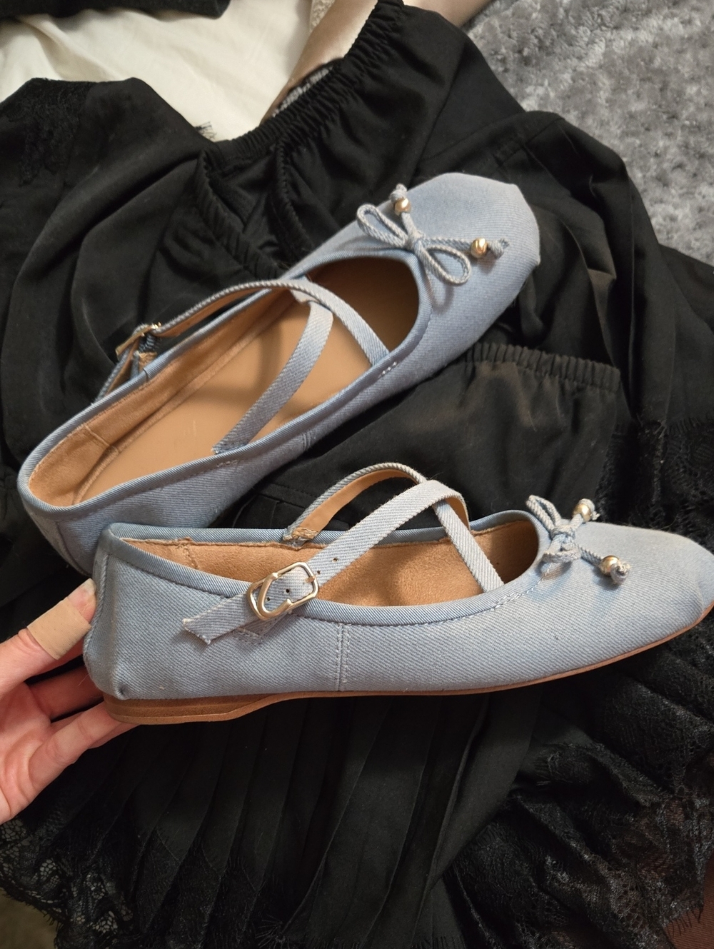 Sam Edelman Denkm Mary Jane Ballet Flats with Bow